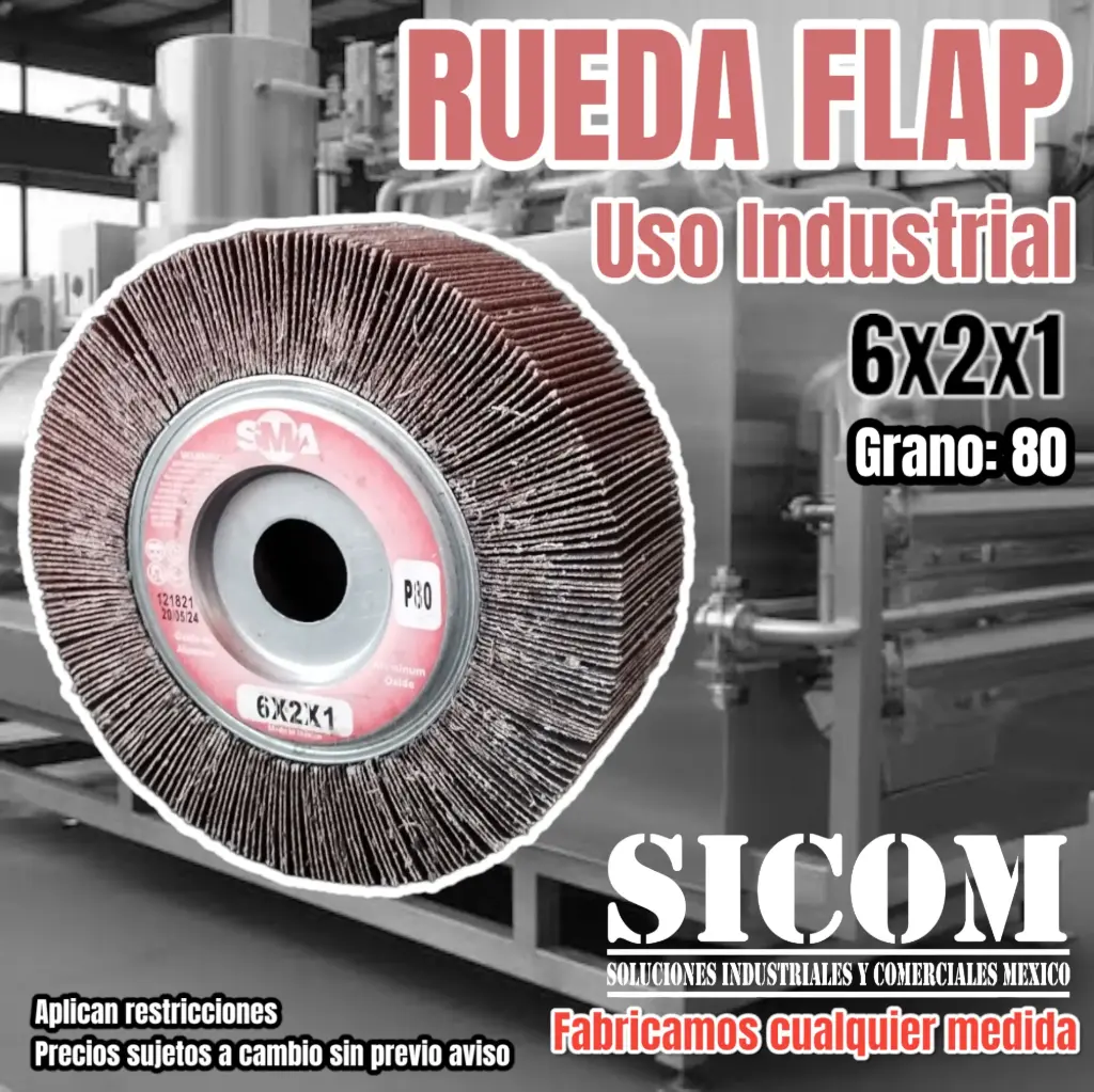 RUEDA FLAP 6x2x1 P.80