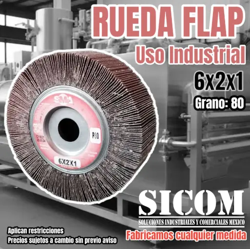 [R1556X2X1-80] RUEDA FLAP 6x2x1 P.80